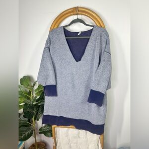 Free People Movement Navy Pull Over Sweatshirt sz S